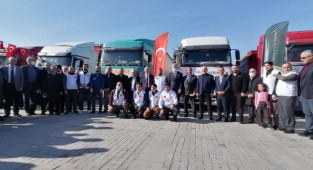 Suriye’ye 29 yardım tırı yola çıktı