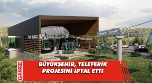 Teleferik ihalesi iptal edildi