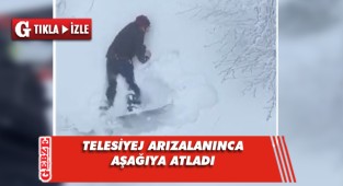 Telesiyej arızalanınca, soğuğa dayanamadı