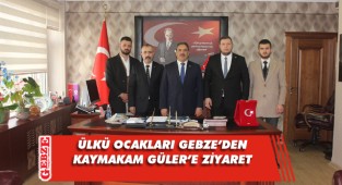 Ülkü Ocakları'ndan Kaymakam Güler'e ziyaret