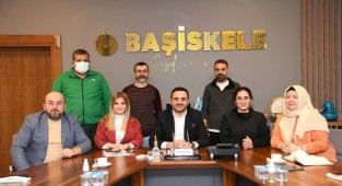 Yasin Özlü, personellerle bir araya geldi