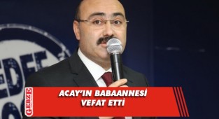 AK Partili Acay'ın acı günü