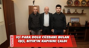 Altın ve para dolu çantayı temizlik işçisi buldu