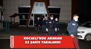 Aranan şahıslara operasyon yapıldı