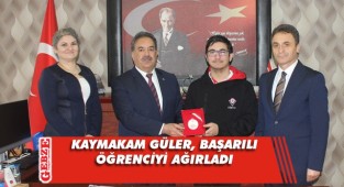 Arda Ünver'den Kaymakam Güler'e ziyaret