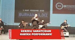 Burhan Yıldız’dan unutulmaz konser
