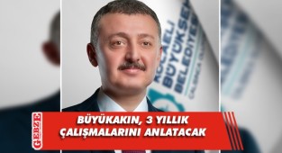 Büyükakın '3 Altın Yıl Eser ve Hizmet' sunumu yapacak
