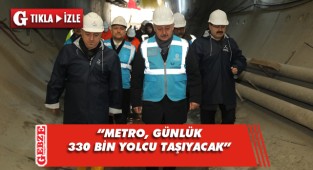 Büyükakın, Darıca'da metro çalışmalarını inceledi