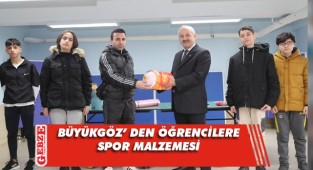 Büyükgöz’den öğrencilere sürpriz hediye