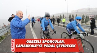 Büyükgöz, Gebzeli sporcuları Çanakkale'ye uğurladı