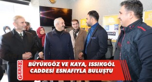 Büyükgöz ve Kaya'nın esnaf ziyaretleri sürüyor
