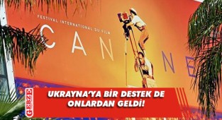 Cannes Film Festivali'nden Ukrayna'ya destek