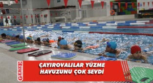 Çayırova yarı olimpik yüzme havuzu çok hareketli