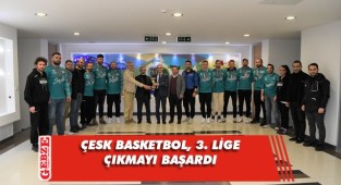 ÇESK Basketbol, bir üst lige yükseldi