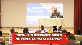 Çiftçi, öğrencilere tavsiyelerde bulundu