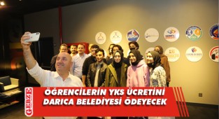 Darıca Belediyesi’nden YKS öğrencilerine sürpriz