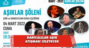 Darıca’da Aşıklar Şöleni düzenlenecek