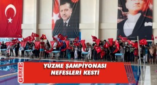 Darıca’da kulaçlar Çanakkale destanı için atıldı