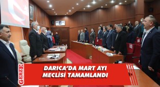 Darıca'da Mart meclisi tamam