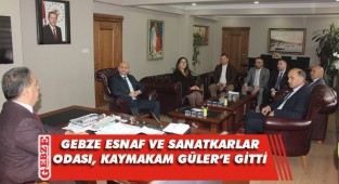 Demir ve yönetiminden Kaymakam Güler'e ziyaret