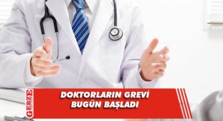 Doktorların 3 günlük grevi başladı