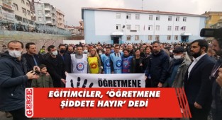 Eğitim sendikalarından meslektaşları için ortak tepki