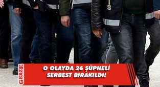 Engelli raporu operasyonunda 26 şüpheli serbest