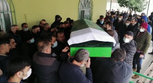 Fenerbahçeli taraftar son yolculuğuna uğurlandı