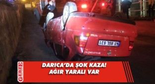 Gaz pedalı takılı kaldı, boşluktan düştü