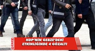 Gebze'de terör propagandası yapan 4 zanlı gözaltında