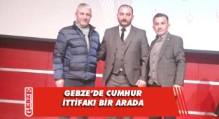 Gebze'nin Cumhur İttifakı temsilcileri aynı karede
