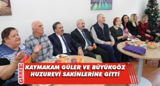 Gebze protokolünden huzurevi ziyareti