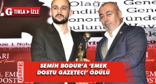 Gebze Yenigün'e Türk Metal Sendikası'ndan ödül