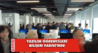Geleceğin yazılımcıları Bilişim Vadisi’ni gezdi