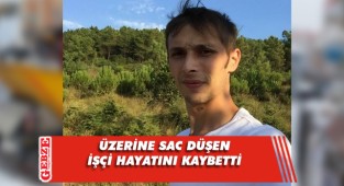 Genç işçi korkunç kazada öldü