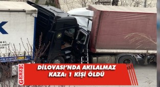 İki tırın arasında kalarak can verdi