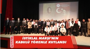 İstiklal Marşı'nın kabulünün 101'nci yılı kutlandı