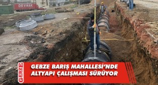 İSU'nun Gebze'deki altyapı çalışmaları sürüyor