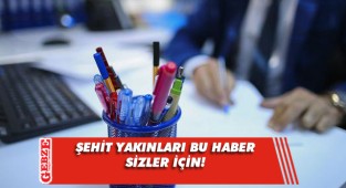 Kamuya 419 şehit yakını, gazi ve gazi yakını atanacak