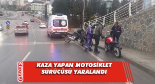 Kaygan zemin kazaya neden oldu