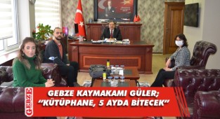 Kaymakam Güler’den Yenigün’e kütüphane açıklaması