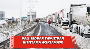Kocaeli'den İstanbul'a tır ve kamyonlara geçiş yok