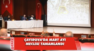 Mart meclis toplantısında gündem konuşuldu