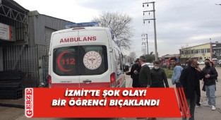 Mesleki eğitim merkezi öğrencisi bıçakla yaralandı