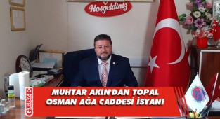 Muhtar Akın, o caddede yaşanan mağduriyeti paylaştı