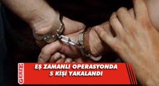 PKK ve KCK operasyonunda 5 kişi tutuklandı