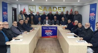 Saadet Partisinden haftalık toplantı