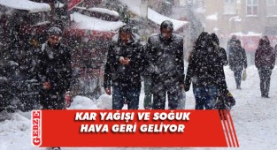 Soğuk ve yağışlı hava geliyor!