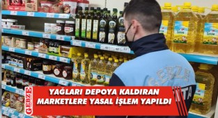 Stokçu marketlere ceza kesildi