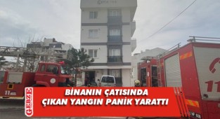 Tadilat sırasında çıkan yangın korkuttu